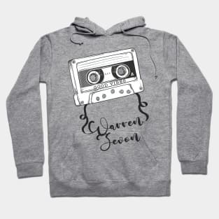 Good Vibes Warren zevon // Retro Ribbon Cass Hoodie